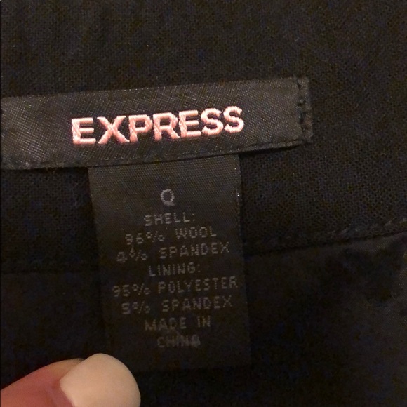 Express black pencil skirt. Size 0. - Picture 3 of 3